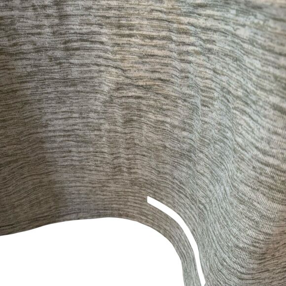 Nike Golf Men's Dri-Fit Long Sleeve Polo Shirt XL Gray Striped Quarter Zip - Picture 10 of 10